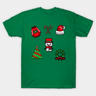 Christmas Sticker Pack Of 5 T-Shirt